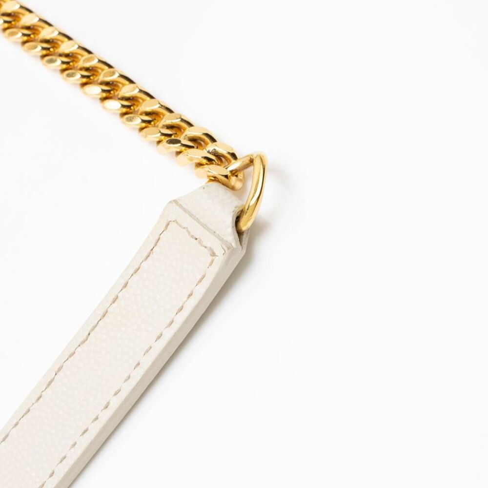 Saint Laurent Mixed Matelasse Grain de Poudre Monogram Small Shoulder Bag - Picture 13 of 16